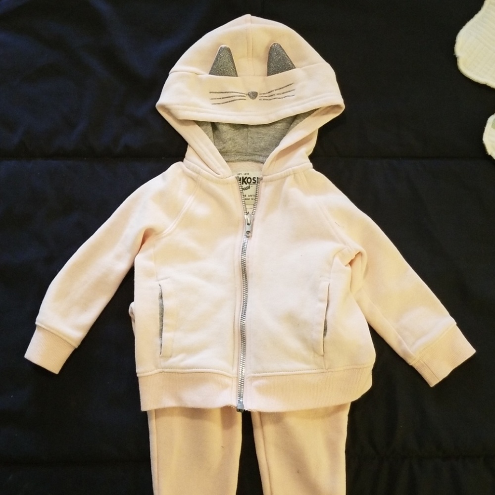 Oshgosh hoodie and pant set 18 mo